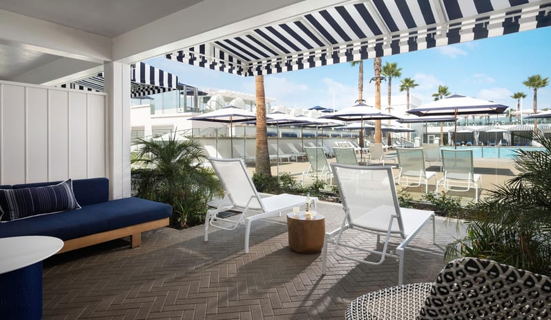 Hotel Del Coronado - Cabana Poolside Terrace Patio